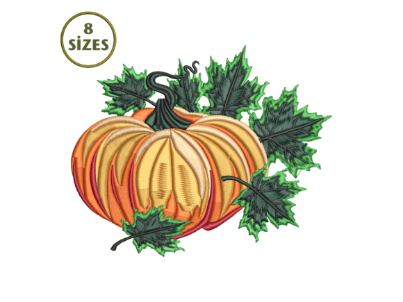 Autumn Pumpkin Embroidery Review for Boutique Sweatshirts