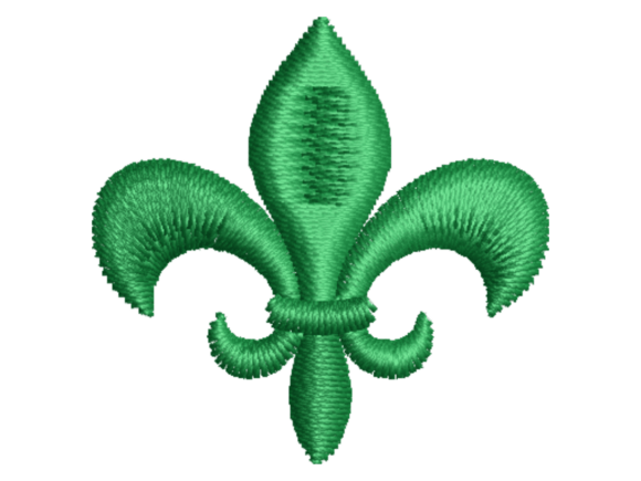 Green Fleur De Lis Embroidery Review for Sellers