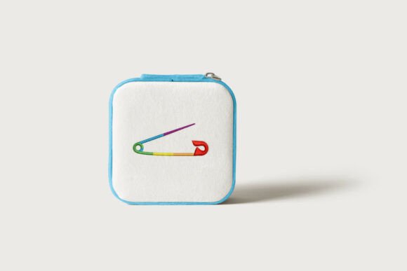 Rainbow Safety Pin Embroidery Review