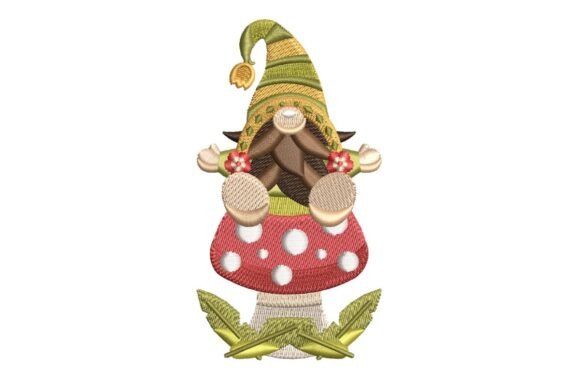 Spring Gnome Embroidery Review for Apparel
